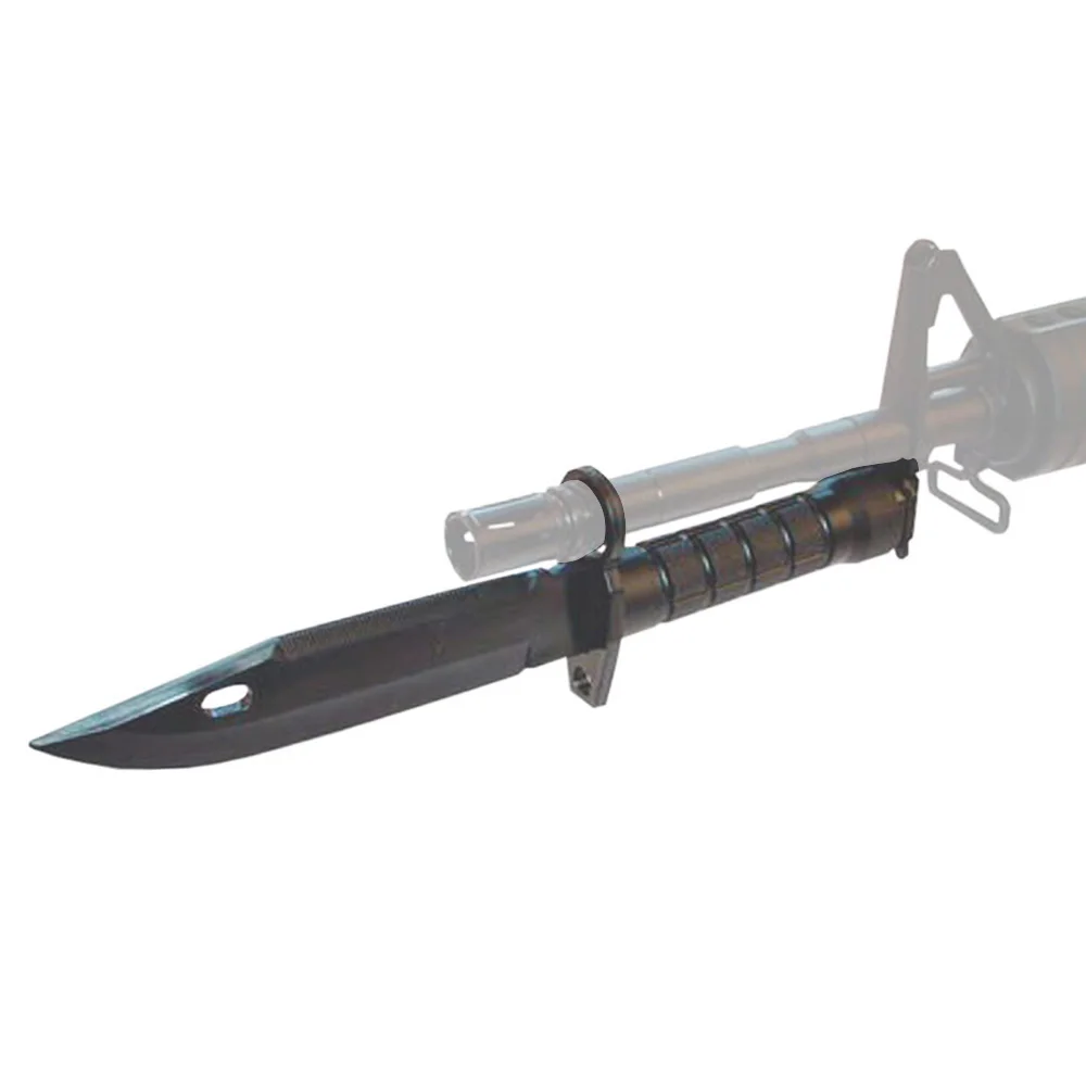 Airsoft Tactical Combat Plastic M9 Dagger Cosplay Model Toy Knife Training CS Game Bayonet