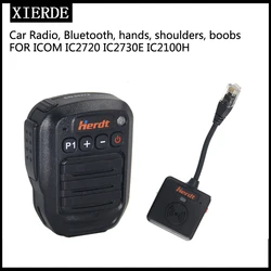 XIERDE Wireless Bluetooth Microphone Suitable for IC-2720 IC-2725E IC-2820 IC-208H Head Handheld Microphone Bluetooth speak
