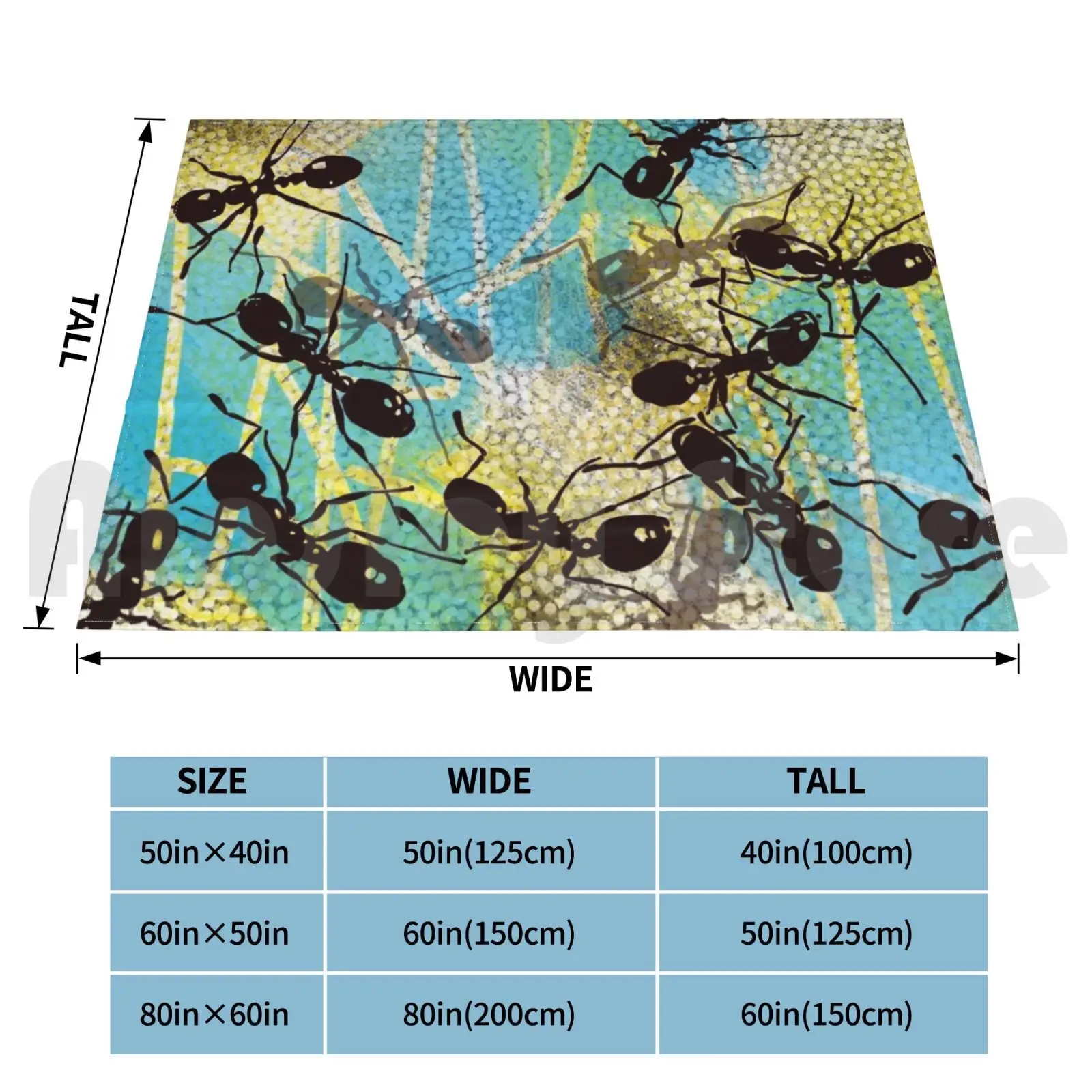 Busy , Busy , Busy Blanket For Sofa Bed Travel Ants Invasion Everywhere Pest Entomology Spring Rain Colony Hill