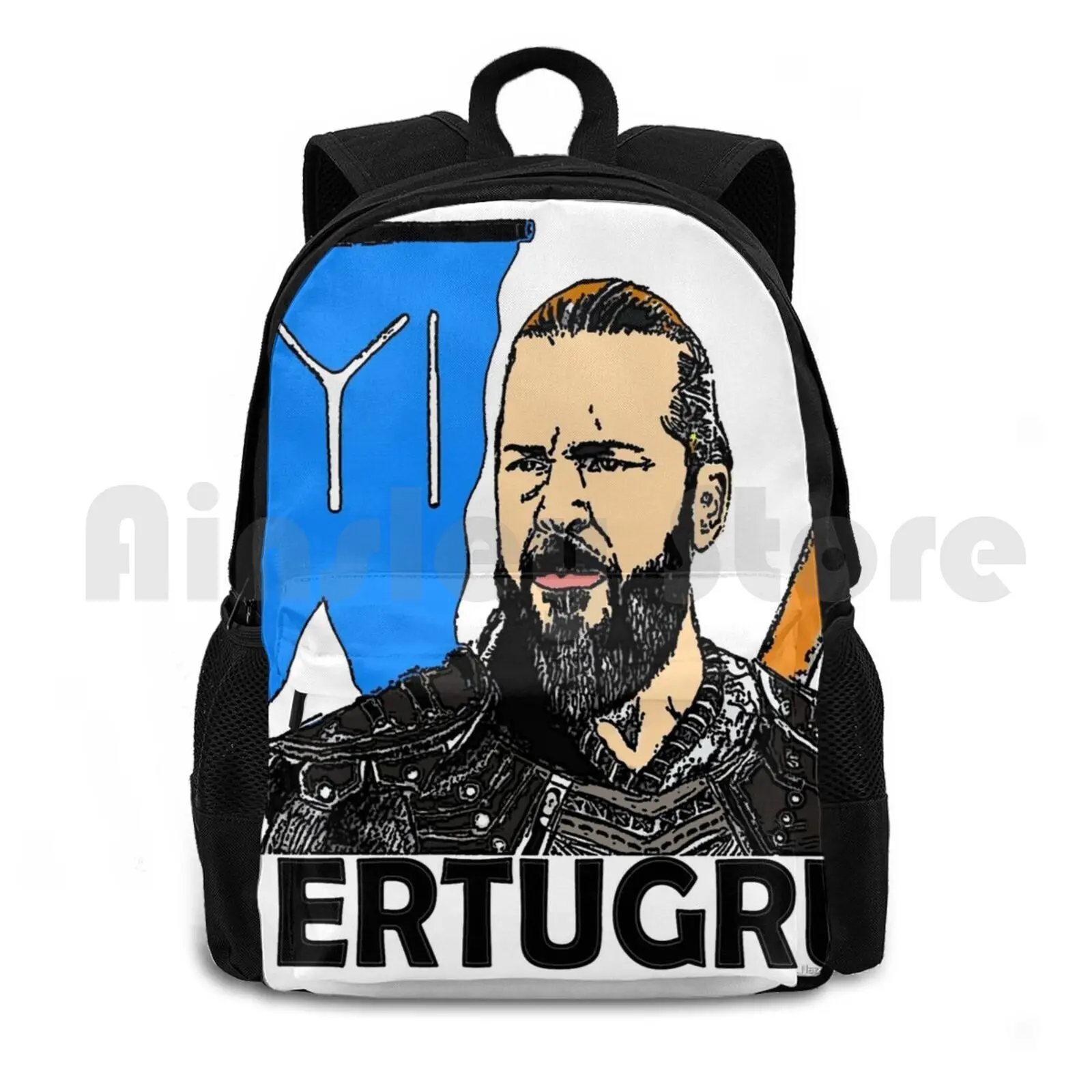 Ertugrul Outdoor Hiking Backpack Waterproof Camping Travel Ertugrul Ressurection Turkey Islamic Netflix Series Superhero