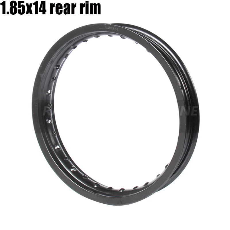 1.85 x 14 inch 32 Spoke holes rear Rims Hub Ring Aluminum Alloy Wheel Circle for KLX CRF Kayo Apollo BSE Pit Bike Dit Bike