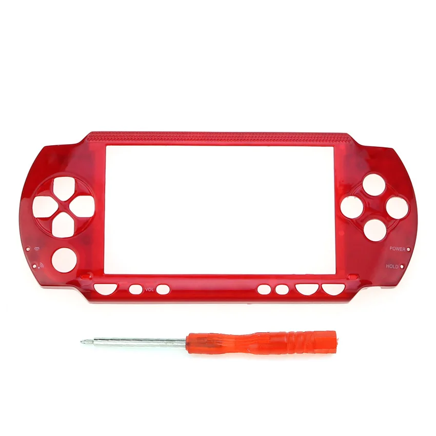 1PC Front Housing Shell Cover Case Replacement For PSP1000 PSP 1000 Game Console + free screwdriver