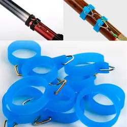 Anzuelo de pesca con soporte seguro, accesorios de señuelo, anzuelos de plantilla seguros para caña de pescar, herramienta de fundición de cebo