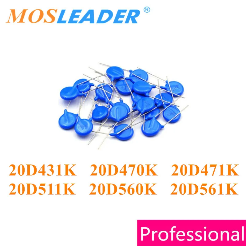 

Mosleader 250pcs 20D431K 20D470K 20D471K 20D511K 20D560K 20D561K DIP Varistor 20D431 20D470 20D471 20D511 20D560 20D561