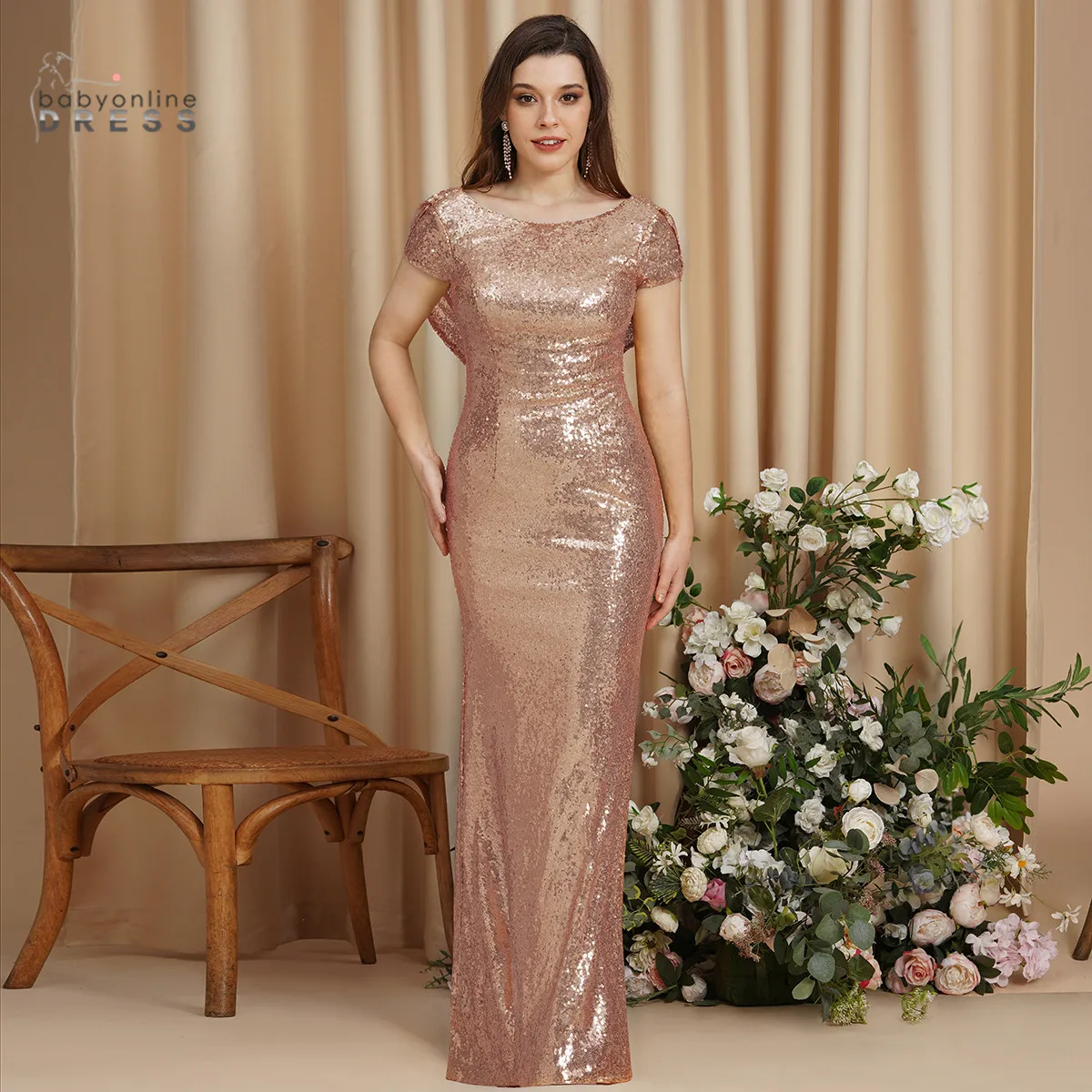 24 horas envio sereia vestidos de noite longo luxo lantejoulas formal casamento baile de formatura vestidos de festa de natal vestido roupões de soirée