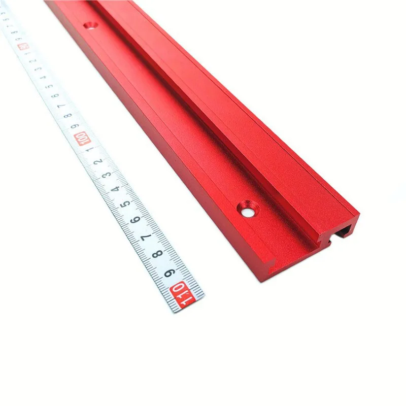 Chute Aluminium alloy T-tracks Model 45 T slot and Standard Miter Track Stop Woodworking Tool for workbench Router Table