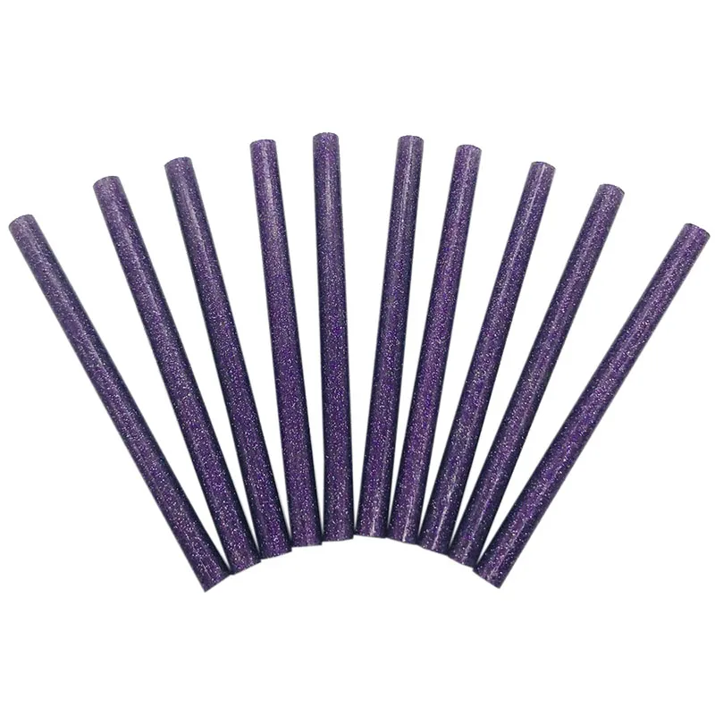 Puple Color Hot Melt Glue Sticks 7mm For Glue Gun High Viscosity Adhesive Repair Tool DIY Art Craft Hand Tool
