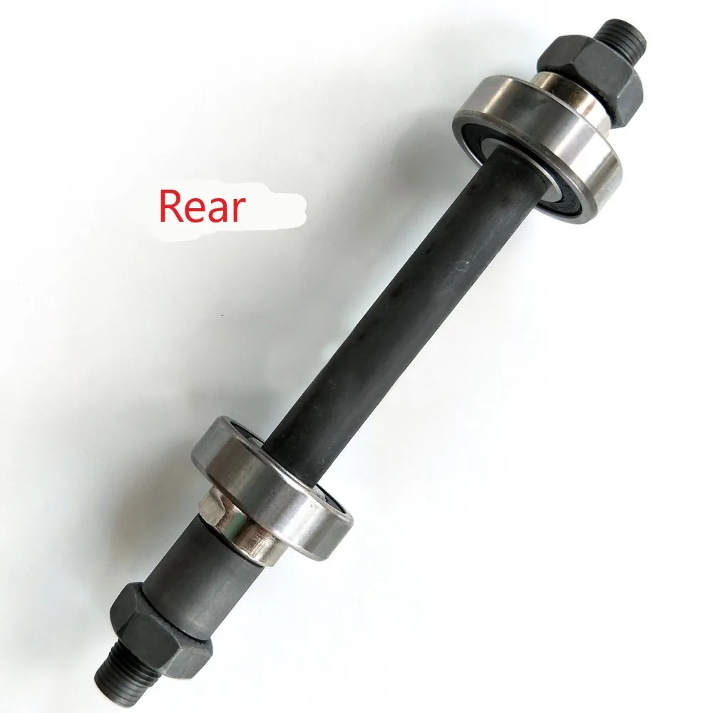 MTB Bike Bearing Mountain Bicycle Hub Front Rear Axle 108mm 145mm Hollow Axles Steel Shaft Quick Release Lever Cycling Accessory