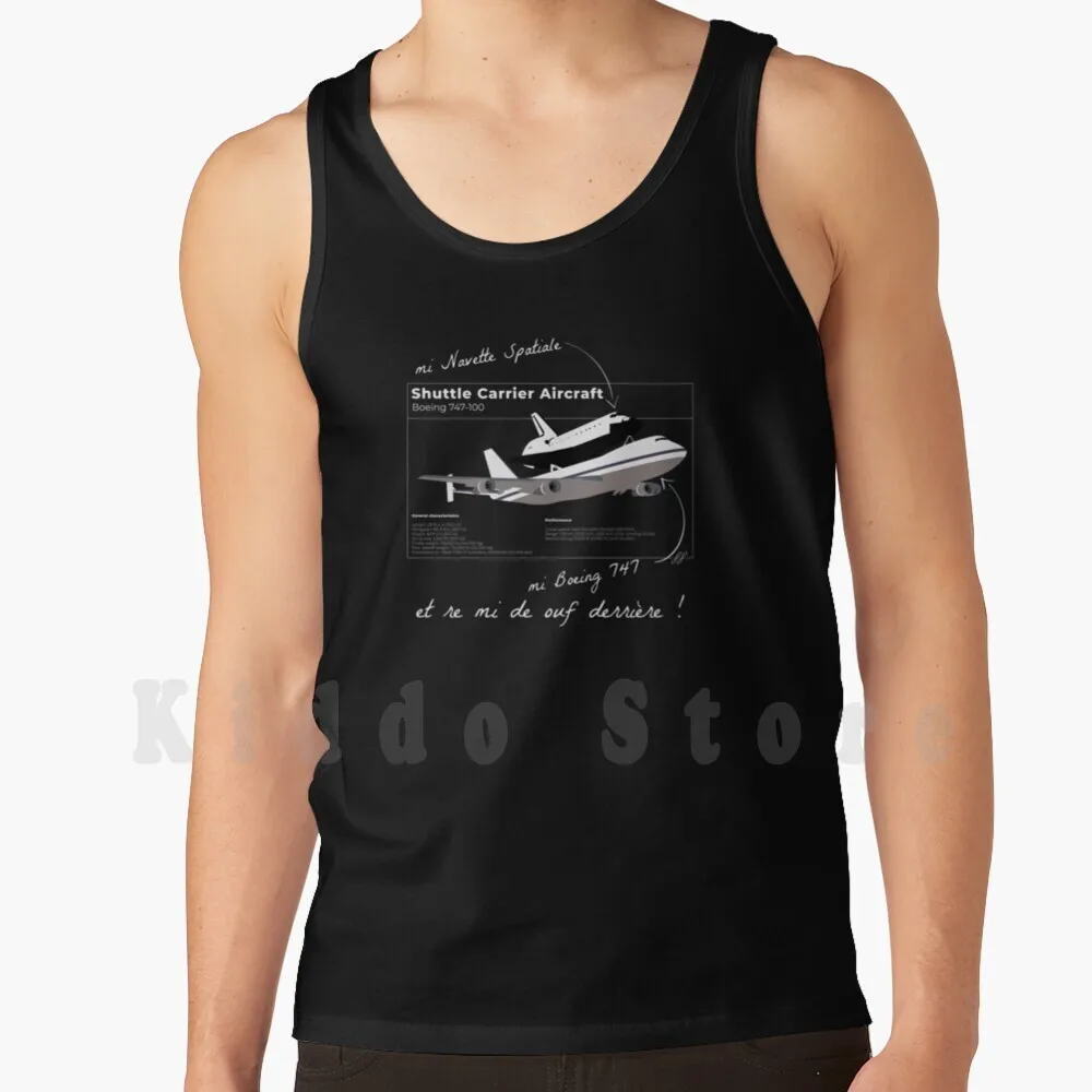 Boeing 747 Space Shuttle Tank Tops Vest Sleeveless Spaceship Space Shuttle Boeing 747 Discovery Atlantis Endevour