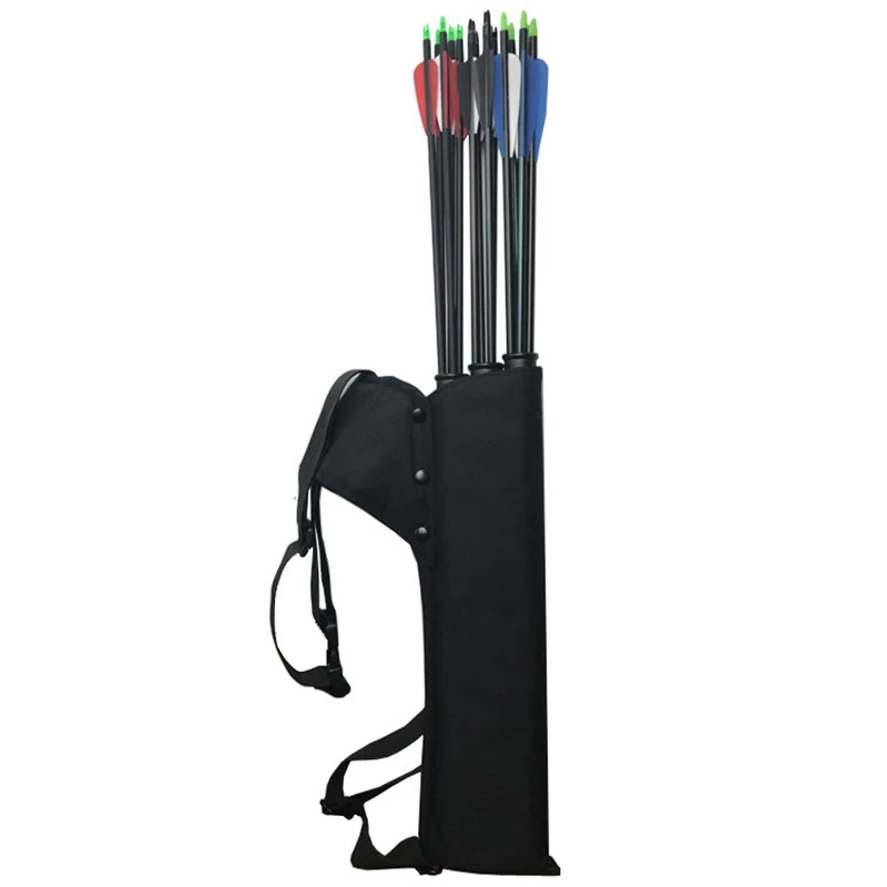 Archery Quiver 3 Tubes Quiver Arrows Holder Portable Back For Archery