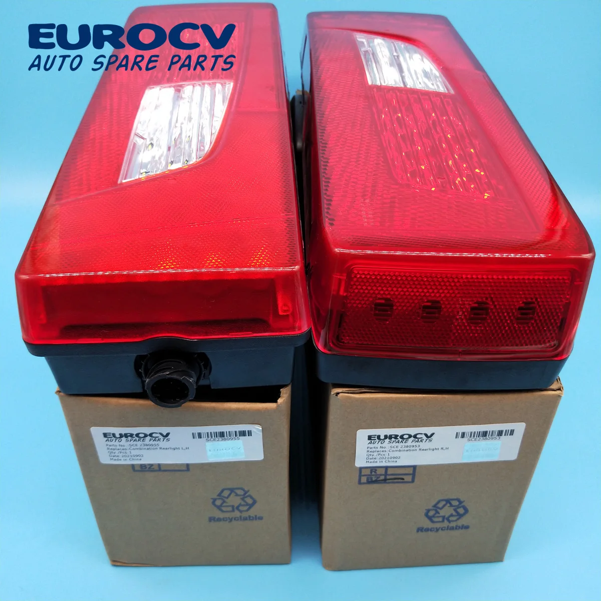 Spare Parts for Scania Trucks SCE 2380953 2380955 LED Combination Rearlight, L.H & R.H