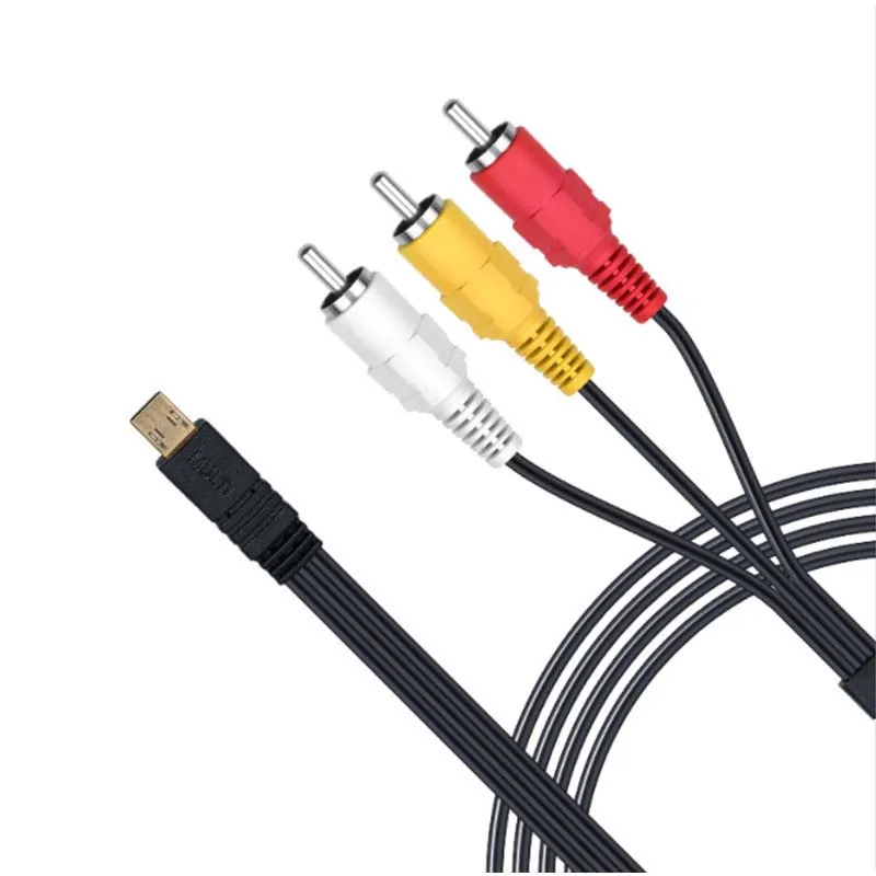Cabo de vídeo de áudio av a/v para sony argolas pj670 pj790e pj810e pj820e pj675 pj390e pj410 pj430e pj510e pj540 pj610e