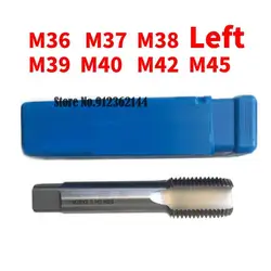 M36 M37 M38 M39 M40 M42 M45 Left Hand Metric Thread Tap HSS Screw Taps Drill Bit Machine Straight Shank Plug Tap