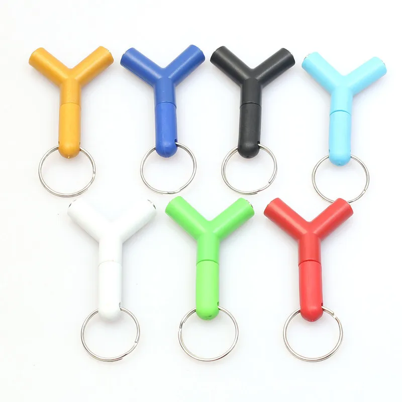 Y-Type หูฟัง Splitter สีหนึ่งจุดสองคู่หูฟัง Splitter 3.5มม.อะแดปเตอร์เสียง