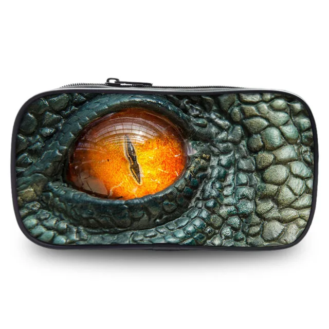 Jurassic Park World 2 Cartoon Pencil Case Zip Super Big Capacity Pen Bag Makeup Bag Stationery Office School