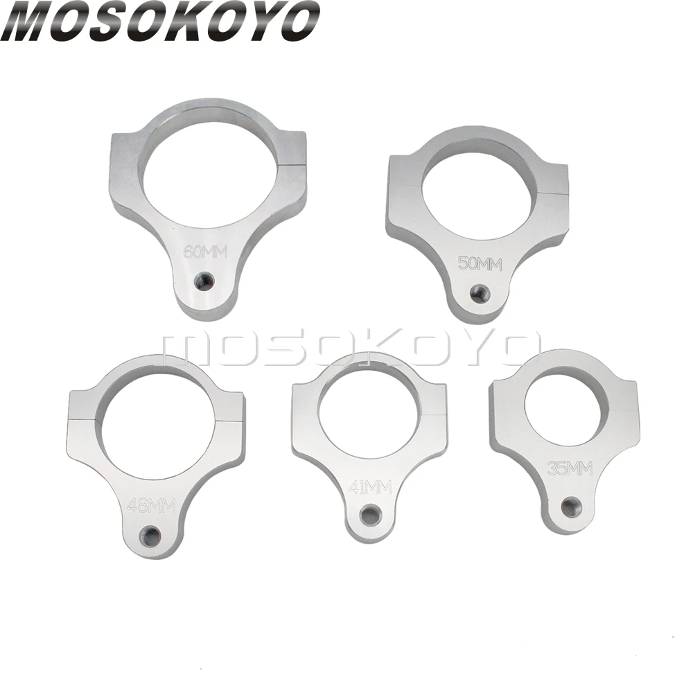 30-60mm Fork Fixer Mounting Clamp Steering Damper Stabilizer Fork Frame Bracket Holder Universal Mount Adapter Support 35mm 48mm