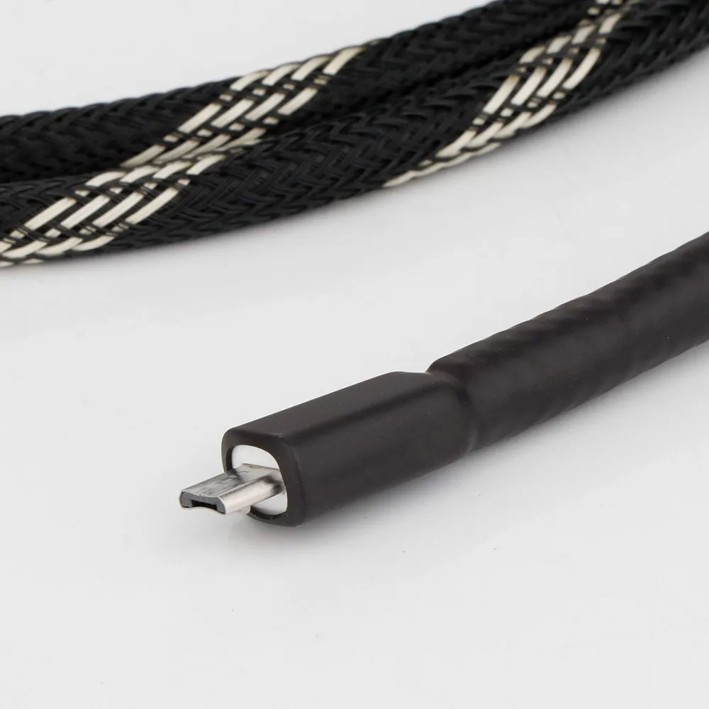 Preffair X401 OFC Koper Hifi Micro USB Kabel USB Type A Naar Micro USB Audio Datakabel Versie 2.0 USB A NAAR B kabel