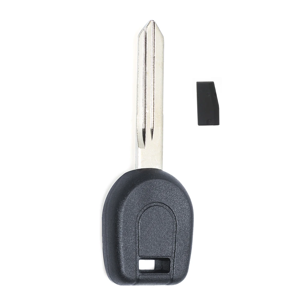 Keyecu 4D61 Chip Transponder Key Fob for Mitsubishi L200 Shogun Pajero Montero 2002 2003 2004 2005 2006 - MIT8 Left Blade