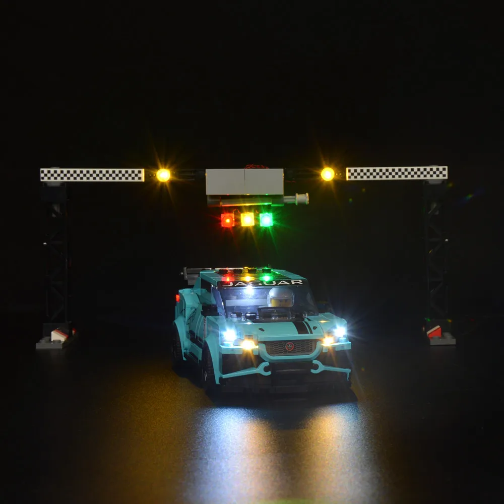 EASYLITE LED Light สําหรับ Speed Champions 76898 สูตร E Racing GEN DIY ของเล่นบล็อกอิฐเท่านั้นชุดไม่รวมรุ่น