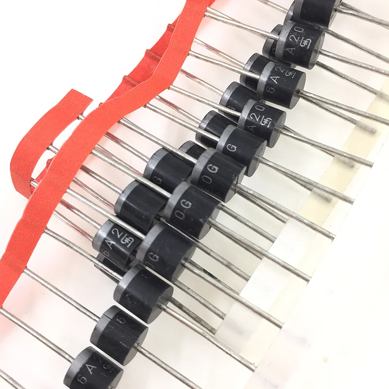 10PCS/lot 6A20G 200V 250A 6A20 P-600 R-6