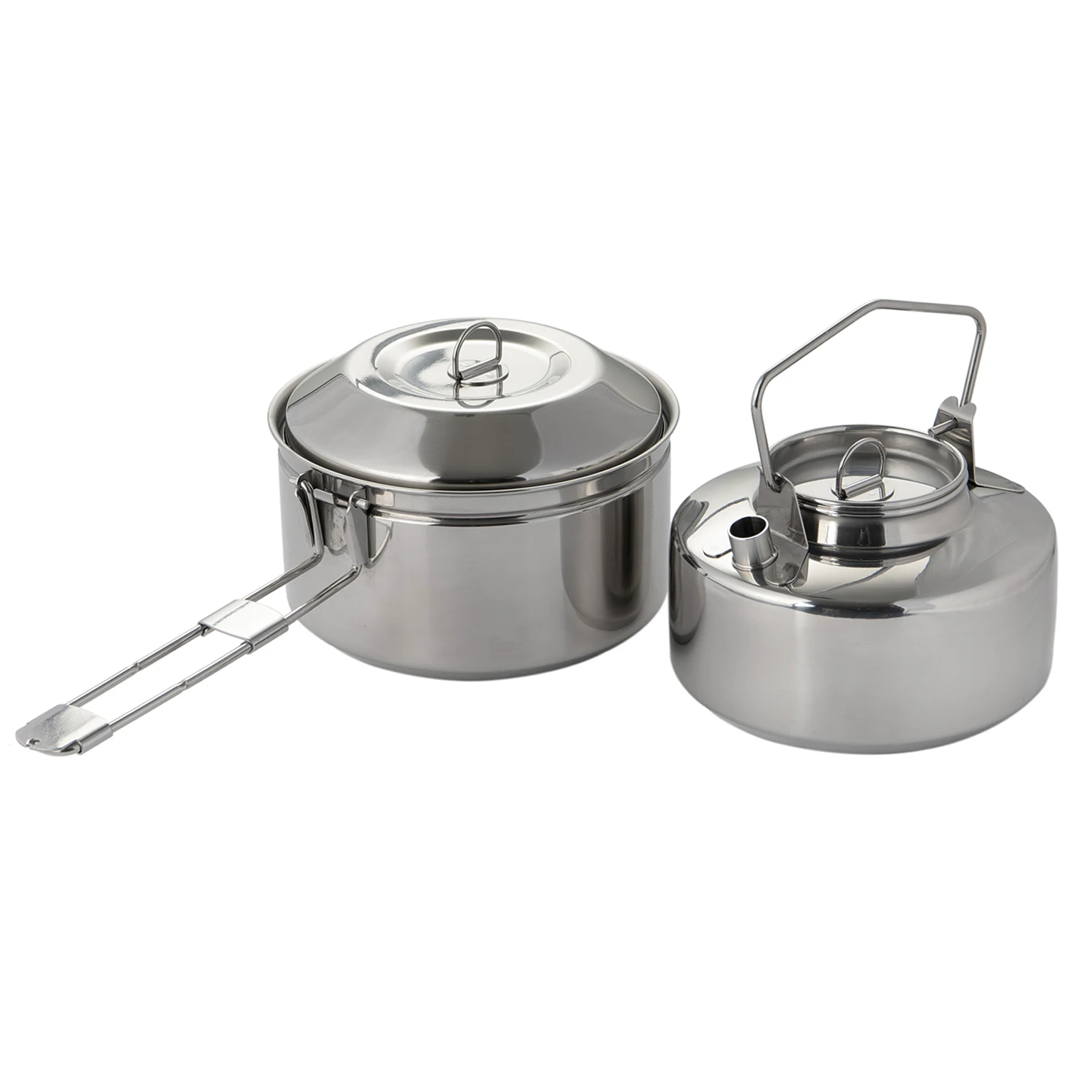 Fire Maple 2 Stuks Antarcti Roestvrij Pot Ketel Set Bushcraft Gear Backpacken Camping Outdoor Duurzaam Pot Ketel S304