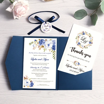 Carte de félicitations pour renouvellement de vœux de mariage - personnalisée avec les noms et la date - France