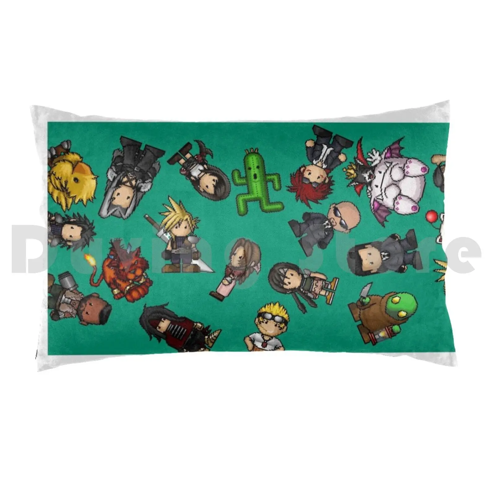 Final Fantasy 7 Pillow case 1219 Ff7 Ffvii Final Fantasy Final Fantasy 7 Final Fantasy