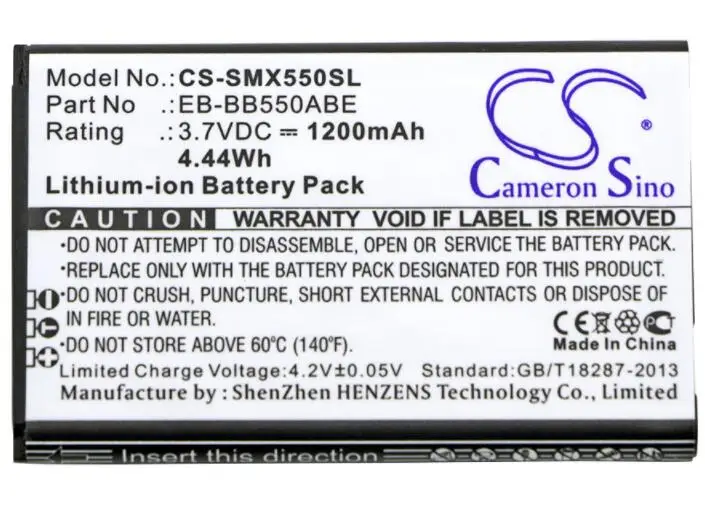 كاميرون سينو 1200mah بطارية لأجهزة سامسونج SM-B550 SM-B550H Xcover 550 EB-BB550ABE المحمول ، بطارية الهاتف الذكي