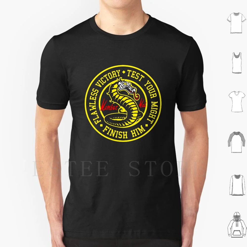 Kombat Kai-Test Your Might T Shirt Print Cotton Japan Retro Demon Mortal Kombat Fight Kai Karate Dragon Eagle Mortal Fatality