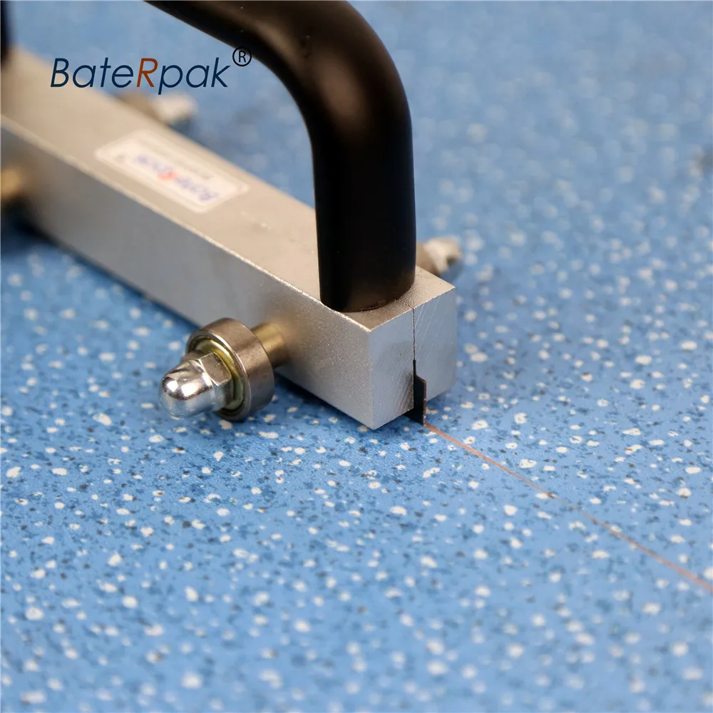 BateRpak PVC Roll Sports Floor Groove Cutter tools, wheel slotted manually slotted knife,Vinyl floor Grooving Machine