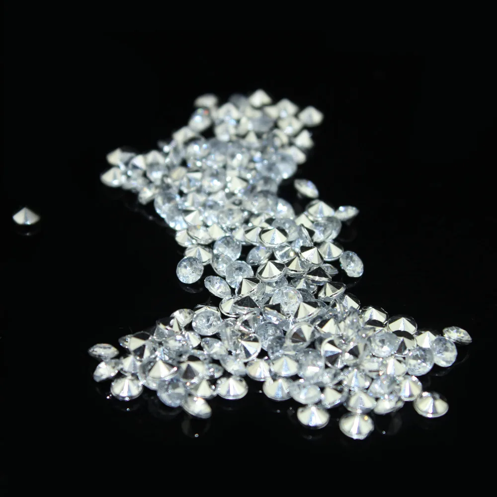 10000 pieces 2.5mm Crystal clear&silver  Diamond Confetti Table Scatter Wedding Favor Favour Party Decoration