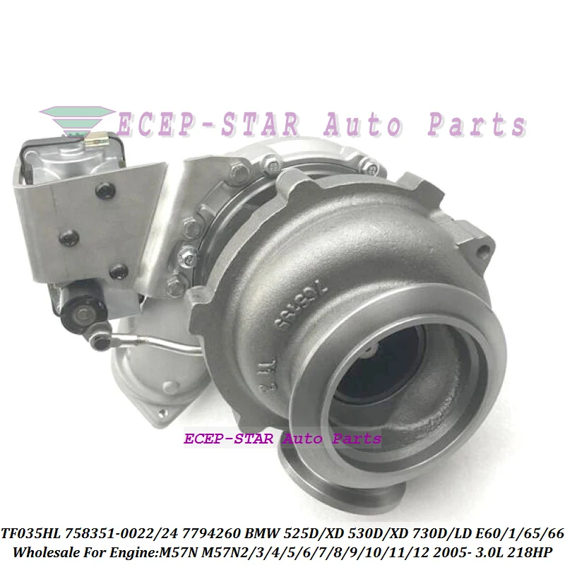 Turbo TF035HL 758351 765985 758351-0022 758351-0024 7794260 For BMW 525D 530D 530XD 730D 730LD E60 E61 E65 E66 3.0D M57N M57N2