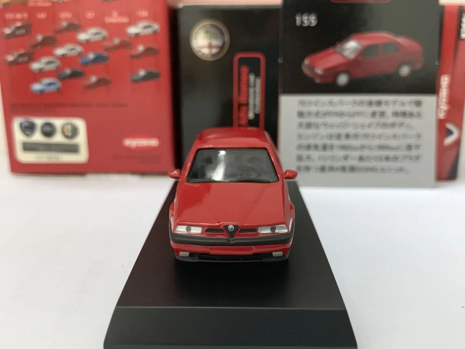 1:64 KYOSHO Alfa Romeo 155 Collect die casting alloy trolley model