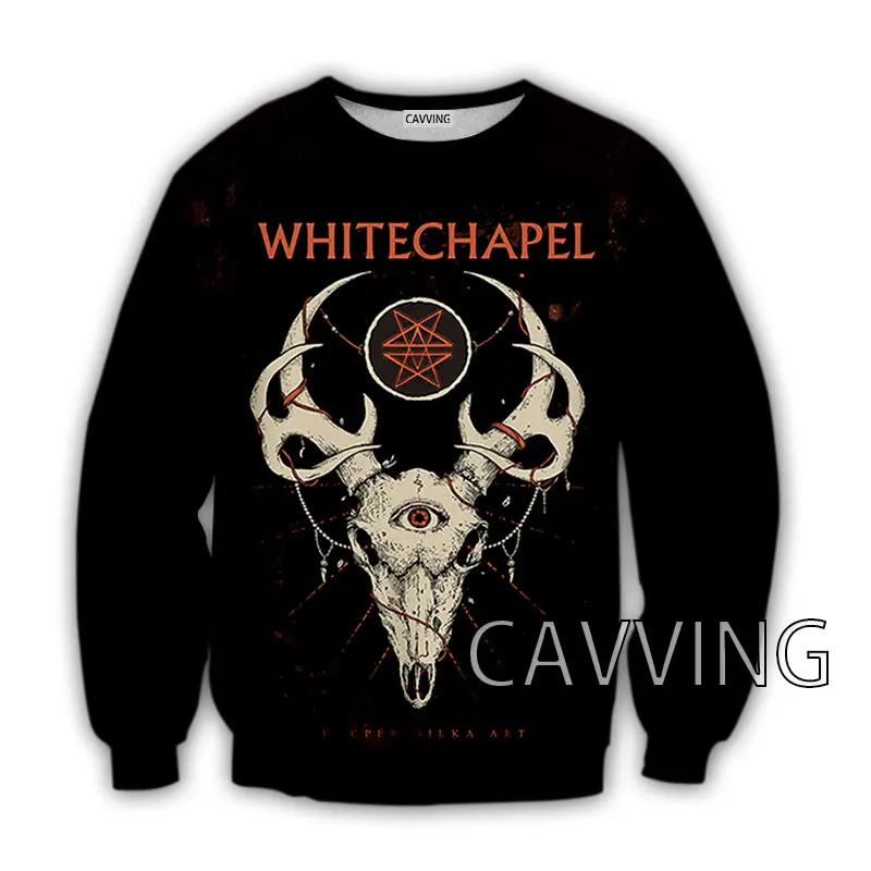 Cavving 3D Gedrukt Whitechapel Band Crewneck Sweatshirts Harajuku Stijlen Tops Lange Mouw Sweatshirts Voor Mannen/Vrouwen