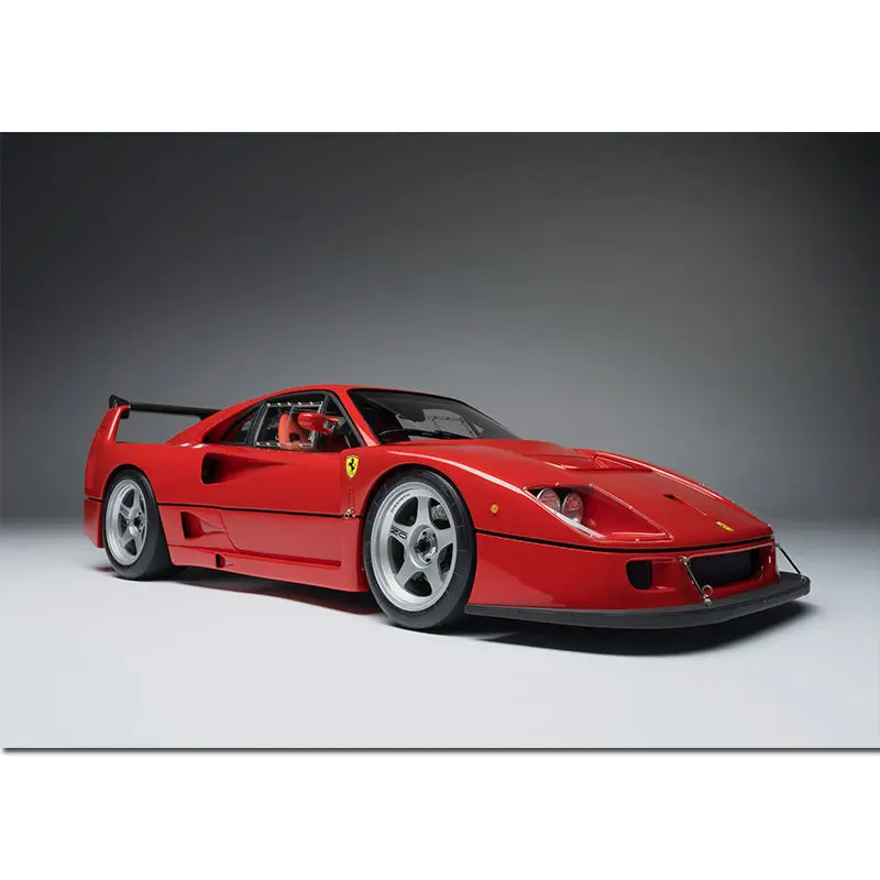Paintings For Home Decor Ferraris F40 Red Sport Car Supercar Vehicle Picture Canvas Posters Wall Prints Art Living Room Unframed