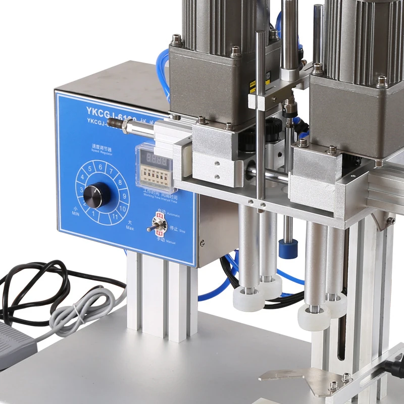Tappatrice pneumatica 220V/90W Tappatrice verticale Tappatrice automatica Tappatrice elettrica