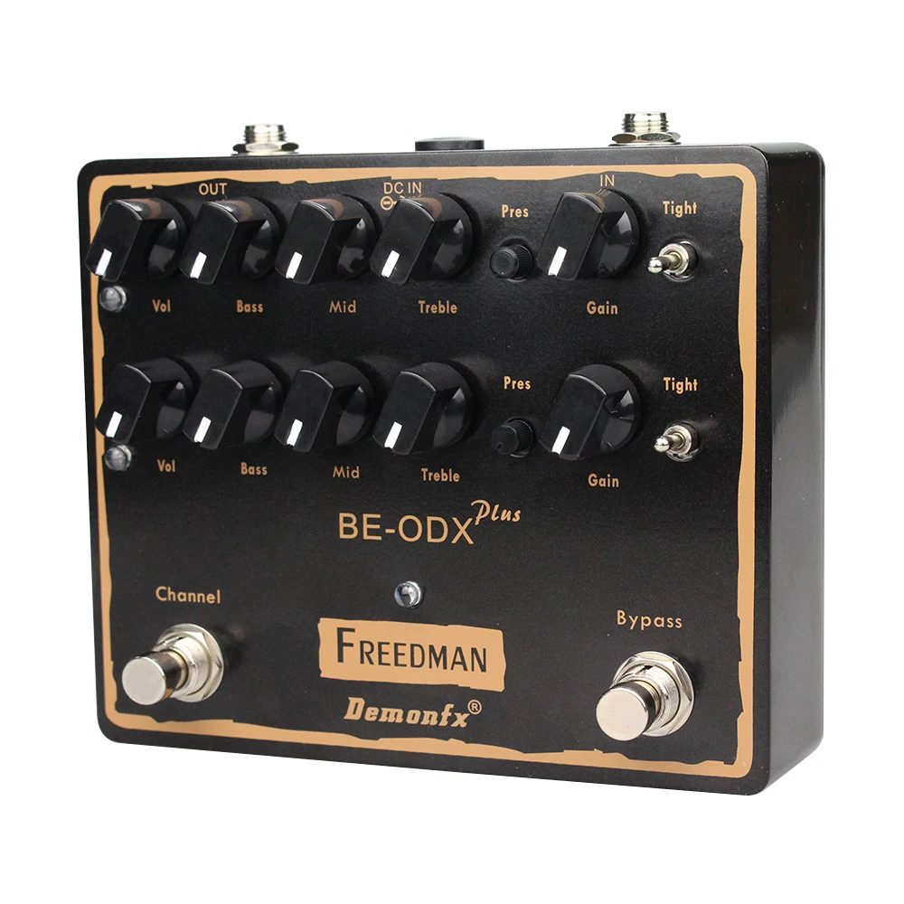 Demonfx-BE-ODX Plus BE-OD Deluxe akcesoria do gitary przesterowanej Overdrive, pedał efektów gitarowych, dwukanałowy chór, BE-ODX Plus