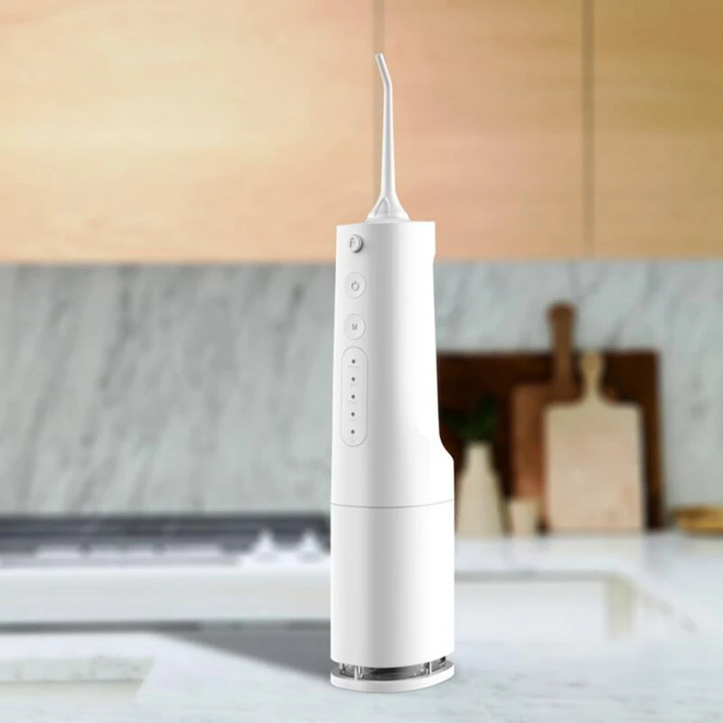 Cordless Dental Flosser Oral Irrigator With 4 Tips USB Rechargeable Portable Water Teeth Cleaner For Home And Travel