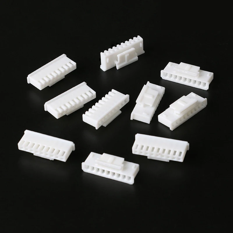 100pcs XHB2.54 connector with buckle rubber shell plug reed 2/3/4/5/6/8-10P 2.54mm connector