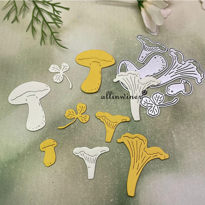 Mushroom leaf decoration Metal Cutting Dies Stencils For DIY Scrapbooking Decorative Embossing Handcraft Die Cutting Template