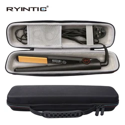 휴대용 여행용 하드 보호 캐리 헤어 스트레이트너 커버 케이스 가방, 브라운 ST780/Ghd V 골드 클래식 스타일러 도구 컬 박스
