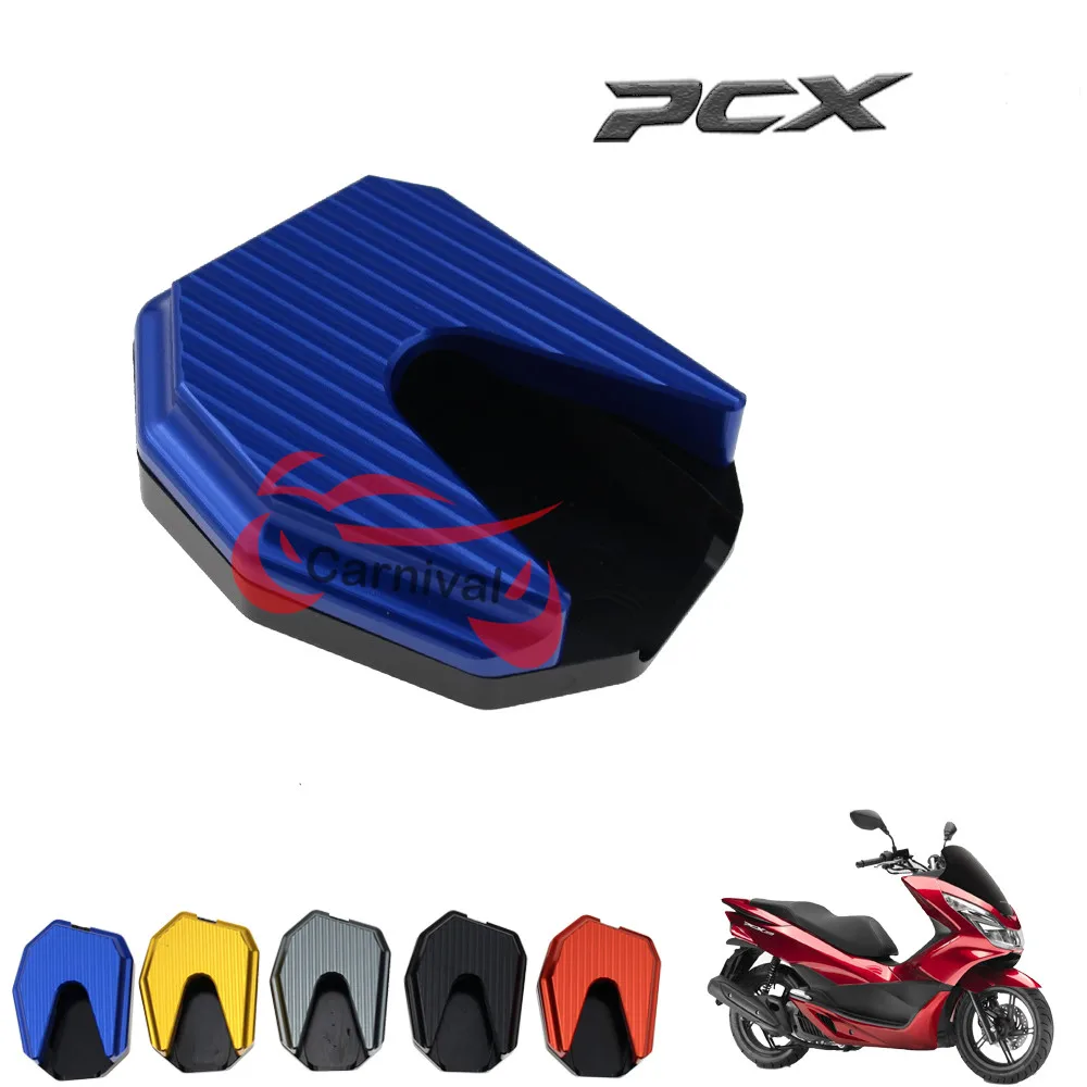 

ForHONDA PCX125 PCX 125 PCX150 2012-2019 2016 2017 2018 Motorcycle CNC Kickstand Foot Extension Support Bracket Plate AGRANDAR