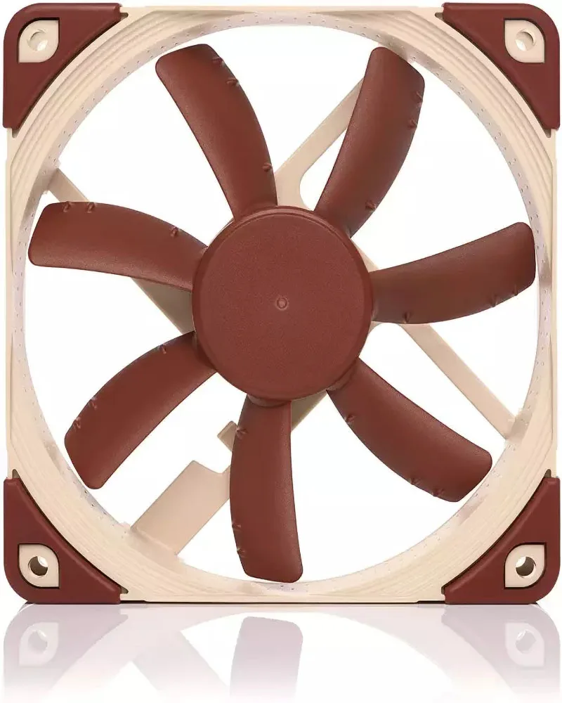 Imagem -02 - Noctua Pwm-premium Quiet Fan Nf-s12a Pwm Castanho Pinos 120x120x25 mm 12v Pinos Max 1200 Rpm