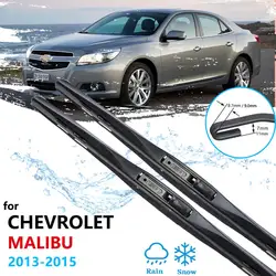 for Chevrolet Malibu 2013 2014 2015 Car Wiper Blades Front Window Windscreen Windshield Wipers Car Accessories Stickers J Hook