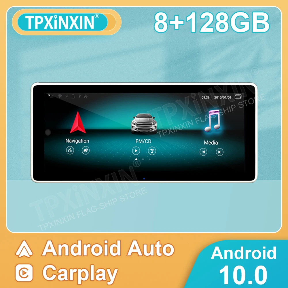 

Android 10,0 для Benz C GLC CLS 2014, 2015, 2016, 2017, GPS-навигация, автомобильный радиоприемник, стереоприемник, мультимедийный плеер, головное устройство для Carplay