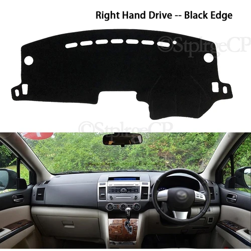 Imagen 2 del producto Para Mazda 8 MPV 2006 ~ 2016 LY alfombrilla antideslizante cubierta de tablero almohadilla parasol Dashmat proteger accesorios de alfombra 2007 2008 2009 2014