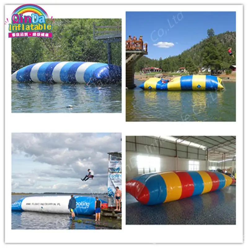 Inflatable 10m*3m Blob Jumping Water Air Bag, Water Catapult Blob,inflatable Water Jumping Pillow ,inflatable