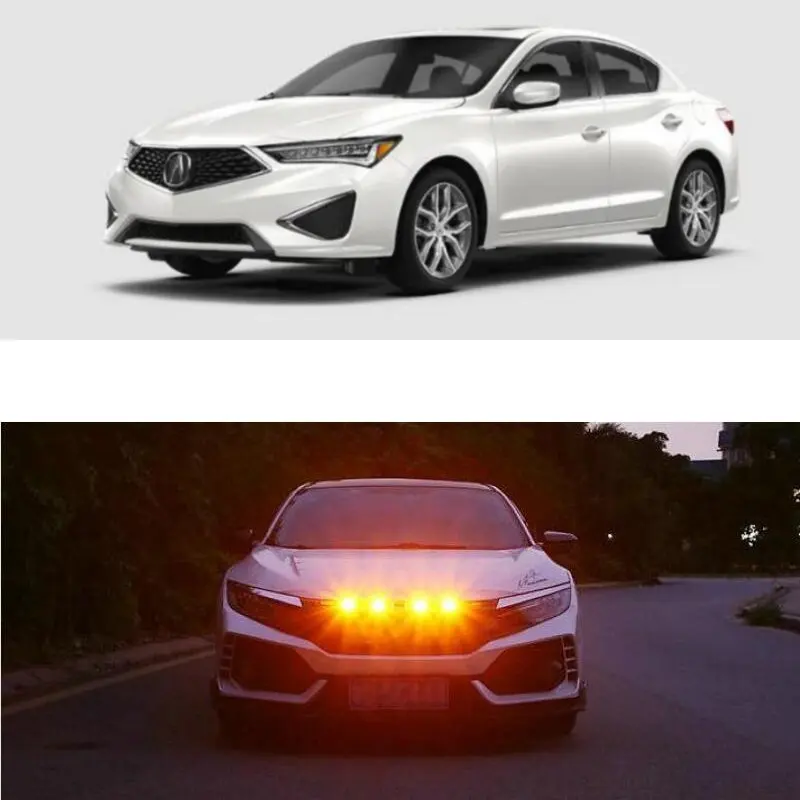 

Car Accessories Grille Light Lamp For Acura ILX MDX NSX RDX RLX TLX integra legend rsx slx TL tsx zdx