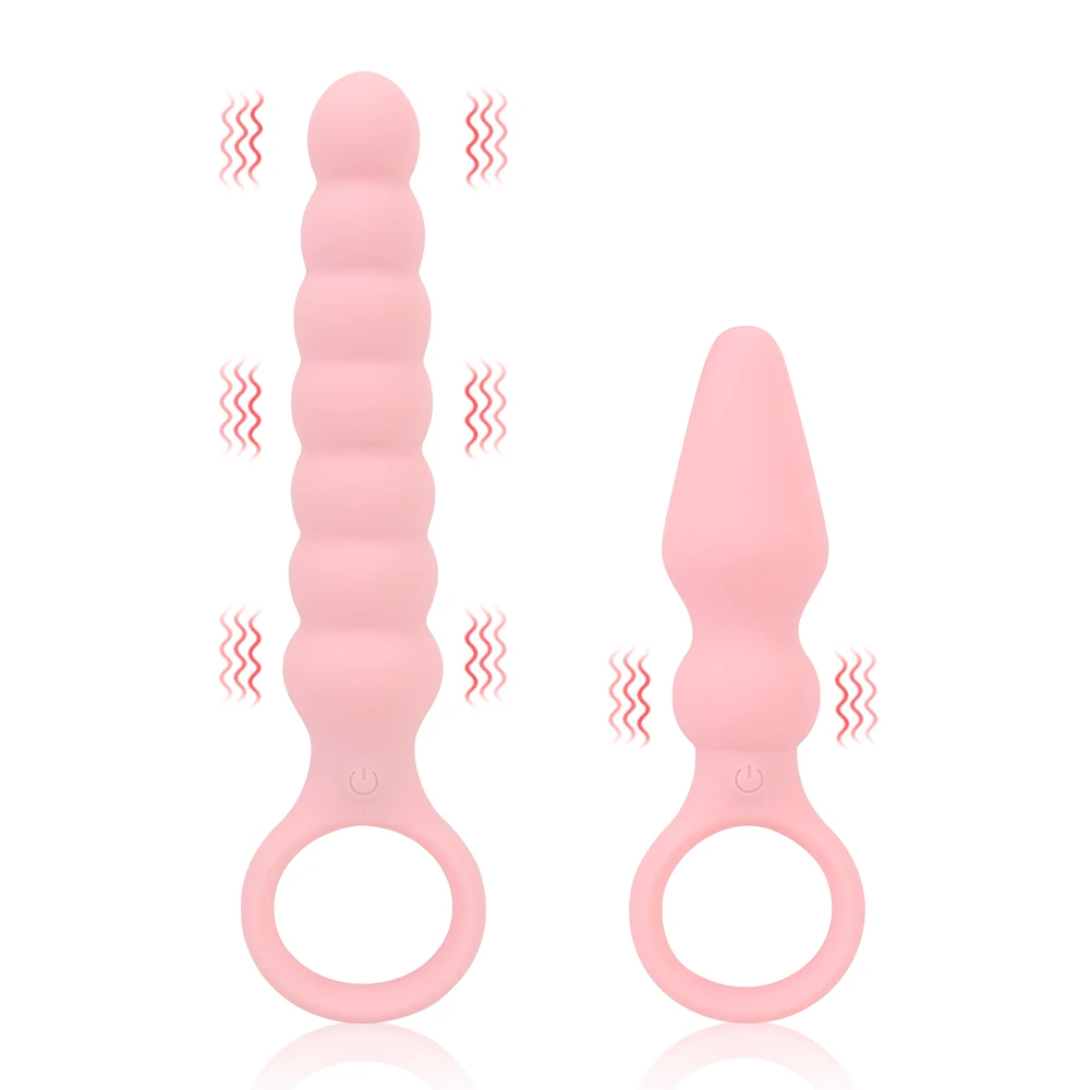 Vibromasseur de perles anales pour hommes et femmes, anneau côtelé, jouet sexuel, plug anal étanche, masseur, 10 épaisseurs de prostate mortes, plug anal