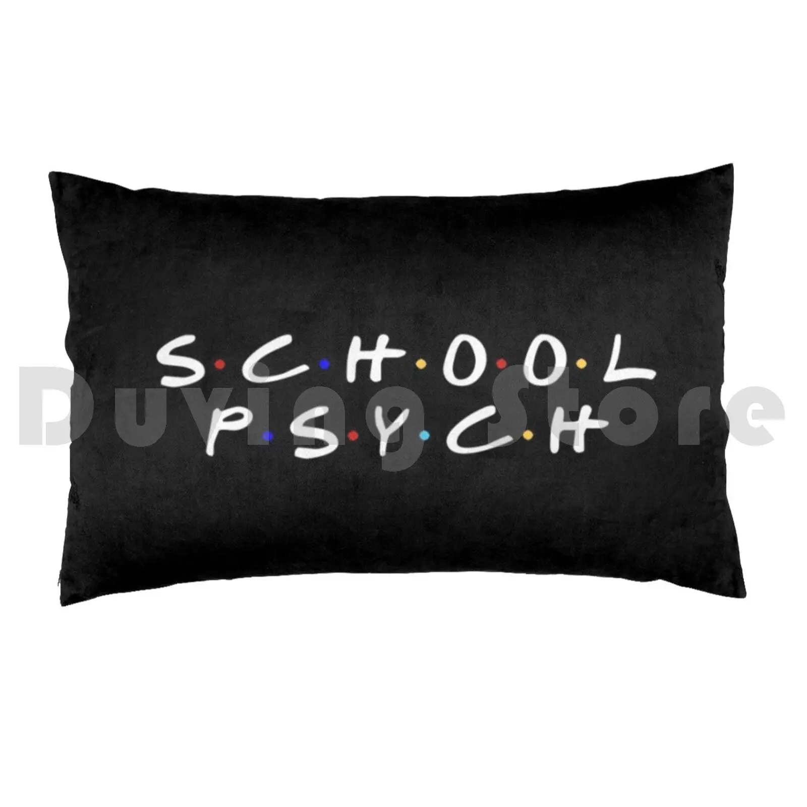 School Psychologist Pillow Case DIY 50*70 School Psychologist Psyched Bcba Aba School Psych